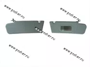 Козырьки солнцезащитные 2123 Chevrolet Niva жесткие с зеркалом Мобил|Код 45949