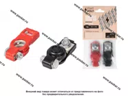 Клемма АКБ (+ -) без проводов латунь с крепежом в пластиковом изоляторе STARTVOLT SBT 022|Код 46130