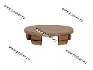 Заглушка литого диска D62 Сфера хром [упаковка 4 шт.]|Код 4620