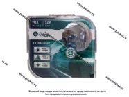 Лампа галоген 12V H11 55W PGJ19-2 Nord YADA EXTRA LIGHT +50% яркости|Код 4737
