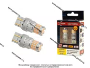 Лампа светодиод 12V W3*16G  WY21/5W TP3012Y DRL Xenite оранжевая 1009684|Код 47486