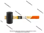 Киянка резиновая 340г черная резина деревянная рукоятка Sparta 111405|Код 47765