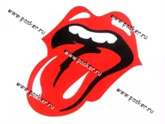 Наклейка Язык 8х10см [упаковка 10 шт.]|Код 47854