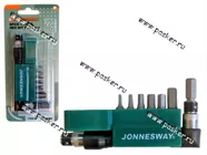 Биты 1/4  8пр шестигран hex Н2,3,4,5,6,7,8 JONNESWAY S08H2H8S|Код 47999