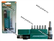 Биты 1/4  8пр звездочки спец torx-tamperproof T10-40 JONNESWAY S08H2ST8S|Код 48000