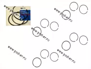 Кольца поршневые 79,8 АвтоВАЗ хром|Код 48022