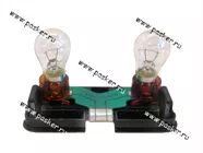 Плата заднего фонаря 2110 левая/правая квадрат в сборе AVKOPRO|Код 48397