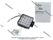 Фара светодиодная квадратная 48W 10-30V Nord YADA рассеиваемый поток света|Код 4847