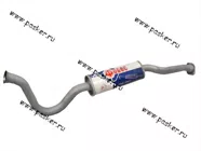 Резонатор 2104 Иж-Авто ФОБОС закатной под катализатор Евро3 49322|Код 49322