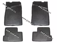 Коврики Daewoo Nexia с 1995г резиновые AgateK|Код 51444