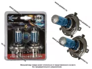 Лампа галоген 12V H4 60/55W P43t  Xenite Super White 2 шт|Код 51613