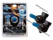 Лампа галоген 12V HB3 55W P20d Xenite Super White +30% яркости 9005 2шт|Код 51623