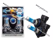 Лампа галоген 12V HB4 55W P22d Xenite Super White +30% яркости 9006 2шт|Код 51628