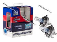 Лампа галоген 12V H4 60/55W P43t Xenite Premium +100% яркости 2шт|Код 51663
