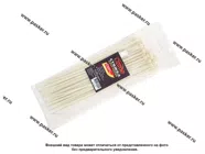 Хомут пластмассовый 5х300 ленточный Garde 100шт белый WT5300|Код 51867