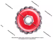 Щетка для УШМ 65мм М14 чашка крученая проволока 0,5мм Matrix 74620|Код 52715