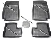 Коврики Hyundai Accent с 1999г резиновые AgateK|Код 53210