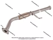 Труба приемная Hyundai Роrter-2 с гофрокомпенсатором ФОБОС без катализатора 30350|Код 53759