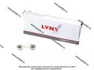 Лампа 12V10W T11X35 SV8.5 LYNXauto L13510 [упаковка 10 шт.]|Код 5442