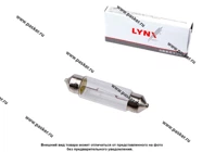 Лампа 12V10W T11X41 SV8.5 LYNXauto L14110 [упаковка 10 шт.]|Код 5446