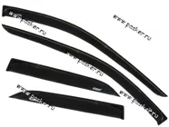 Дефлектор боковых окон Voron Glass Renault Logan 2005 накладной 4шт|Код 54856