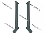 Накладки задних стоек 2109 боковые пластик Автокомпонент|Код 5506