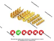 Скоба соединительная для скрепления проводов суммарным сечением 9,0-14,0 кв мм  SLON [упаковка 100 шт.]|Код 55156