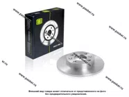 Диск тормозной Renault Logan 04- передний TRIALLI без ABS DF 095101 [упаковка 2 шт.]|Код 55207