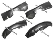 Подкрылки Chevrolet Lanos полиэтилен|Код 56274