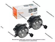 Фара светодиодная круглая 45W 12/24V AIRLINE регулируемая световая граница 2шт ALED078|Код 56814