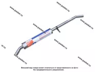 Резонатор Renault Duster 4*4 ФОБОС дв 2.0 2010-14 сталь DX52/53 алюмокремнивое покрытием AS120 28036|Код 57748