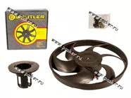 Мотор вентилятора 1118 Калина,2123 Chevrolet Niva универсальная BAUTLER с крыльчаткой 6 лопастей|Код 58008