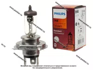 Лампа галоген 24V H4 75/70W P43t Philips 13342C1|Код 5824