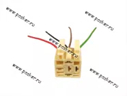 Колодка соединительная реле 1118 Калина 2110-2112 2170 Priora блока Авар с 4-мя проводами АВТОЭЛЕКТР|Код 58259