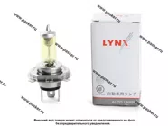 Лампа галоген 12V H4 60/55W P43T-38 YELLOW LYNXauto L10460Y|Код 5827