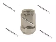 Гайка колесного болта М14x1,5x35 кл19конус закрытая хром л/д|Код 59317