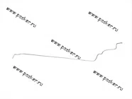 Трубка топливопровода 2113-15 магистральная дв 1,6л 2114-1104034|Код 59554