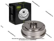 Барабан задний тормозной Renault Logan 04-TRIALLI без ABS TF 015131 [упаковка 2 шт.]|Код 60505