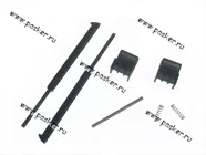 Ремкомплект крышки бардачка 2110-12 в сборе Унип-Сервис|Код 60607