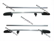 Багажник 2123 Chevrolet Niva рейлинги продольные на крышу + 2 поперечины серебро|Код 60633