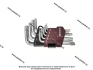 Ключи торцевые Г-образные TORX 9 предметов Т10-T50 короткие Thorvik TKS9S|Код 60715