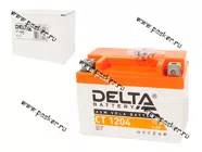 Аккумулятор DELTA CT 4Ач 1204 113х70х89 обр/п с/эл YT4L-BS|Код 61629