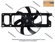 Мотор вентилятора Renault Logan 04- LUZAR с кожухом LFc 0970|Код 61811