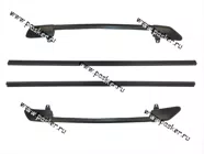 Багажник 1118 Калина 2190 Granta Datsun on-DO рейлинги продольные на крышу + 2 поперечины черные|Код 61998