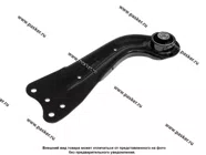 Рычаг подвески Skoda Octavia 08.2004-04.2013 задний продольный левый LECAR LECAR000767502|Код 6205