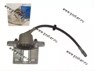 Цилиндр передний тормозной со скобой и шлангом 2108-099 2113-15 АвтоВАЗ правый|Код 62666