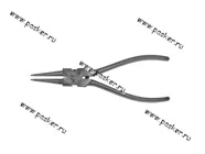 Съемник стопорных колец на сжатие прямой|Код 6271
