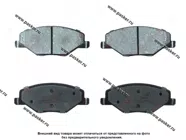 Колодки тормозные VW Polo седан передние LYNXauto BD8035|Код 62972