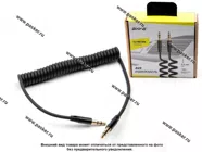 АУДИО Кабель AUX 3,5мм 1,2м Axxa 7007 витой|Код 63369