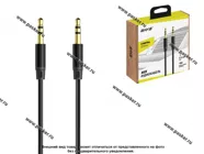 АУДИО Кабель AUX 3,5мм 3м Axxa 7005 черный|Код 63370
